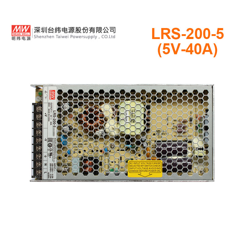 Meanwell  5V 40A 200W ߿  led ̵  ÷ ġ  LRS-200-5  ۵